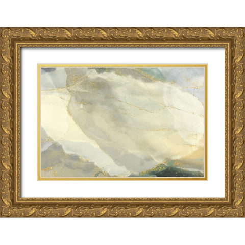 Coconut Gove Gold Ornate Wood Framed Art Print with Double Matting by Naskrent, Delores