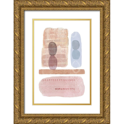 Still Standing Gold Ornate Wood Framed Art Print with Double Matting by Kouta, Flora