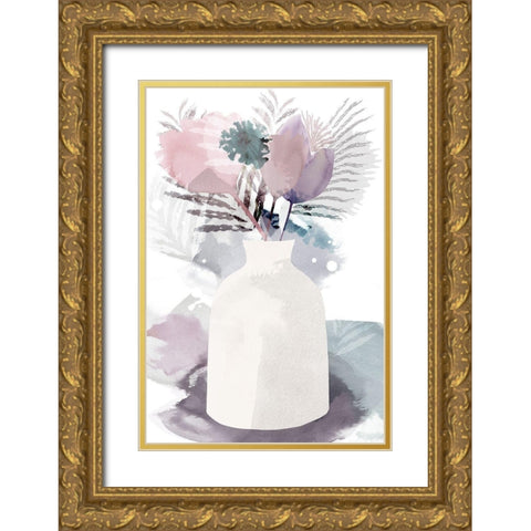 After the Rain IV Gold Ornate Wood Framed Art Print with Double Matting by Kouta, Flora