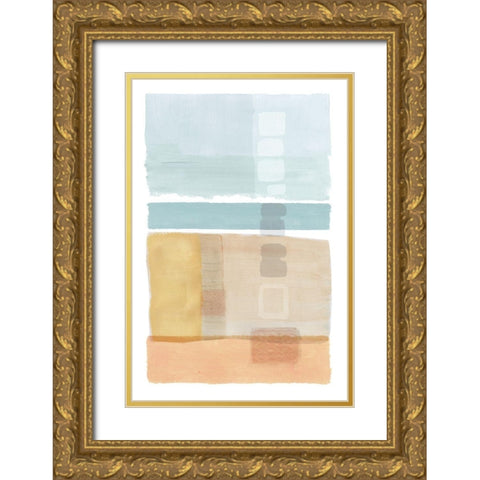 Army Bay IV Gold Ornate Wood Framed Art Print with Double Matting by Kouta, Flora