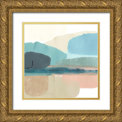 Thirlmere I Gold Ornate Wood Framed Art Print with Double Matting by Kouta, Flora