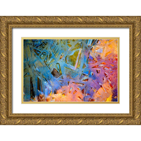 Connecting Gold Ornate Wood Framed Art Print with Double Matting by Cooper, Helena