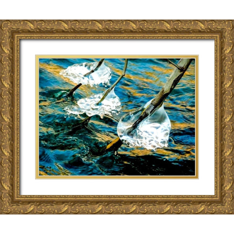 Prosperity Gold Ornate Wood Framed Art Print with Double Matting by Cooper, Helena