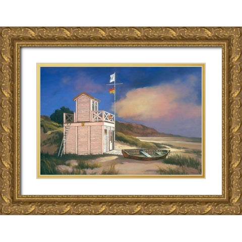 Way Station I Gold Ornate Wood Framed Art Print with Double Matting by Reynolds, Graham