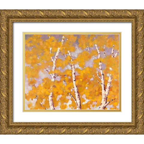 Soft Breeze Gold Ornate Wood Framed Art Print with Double Matting by Reynolds, Graham