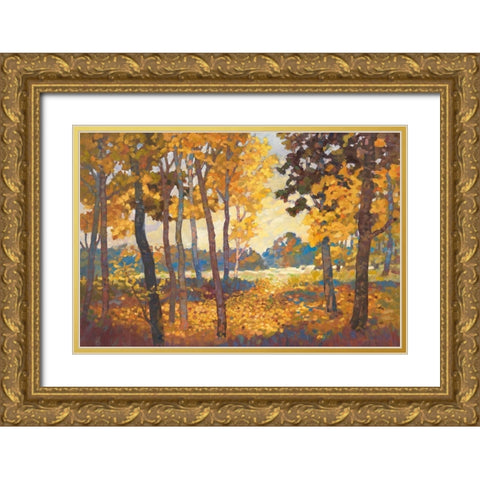 Windstill I Gold Ornate Wood Framed Art Print with Double Matting by Reynolds, Graham