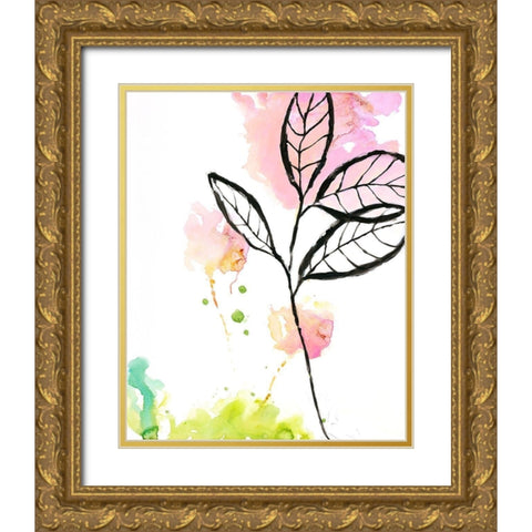 Moment In Nature IV Gold Ornate Wood Framed Art Print with Double Matting by Joy, Julie
