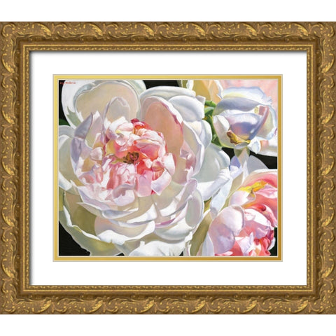 Best Of My Love Gold Ornate Wood Framed Art Print with Double Matting by Montana, Enzo