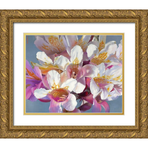 All You Need Is Love Gold Ornate Wood Framed Art Print with Double Matting by Montana, Enzo