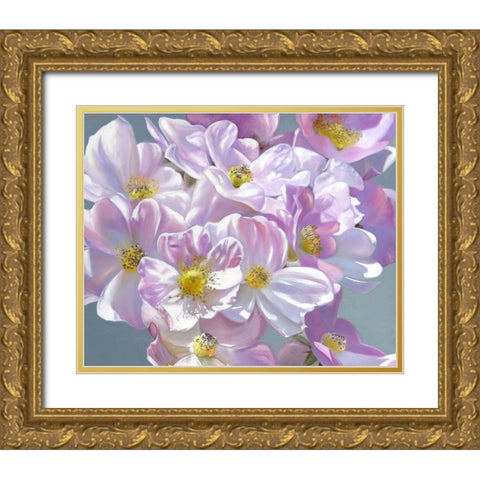 Calling All Angels Gold Ornate Wood Framed Art Print with Double Matting by Montana, Enzo