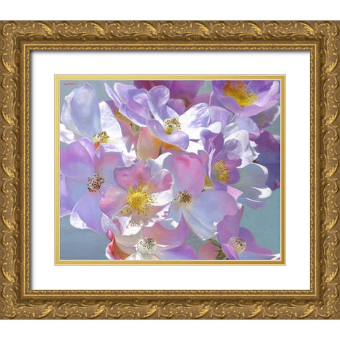 Dear Mama Gold Ornate Wood Framed Art Print with Double Matting by Montana, Enzo