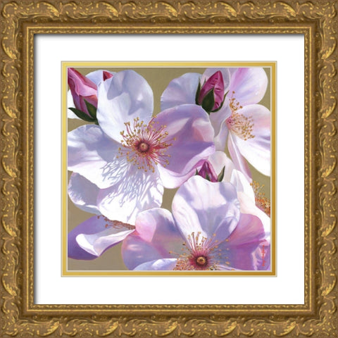 Fascination Gold Ornate Wood Framed Art Print with Double Matting by Montana, Enzo