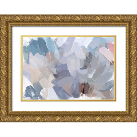 The Color Movement I Gold Ornate Wood Framed Art Print with Double Matting by Orlov, Irena