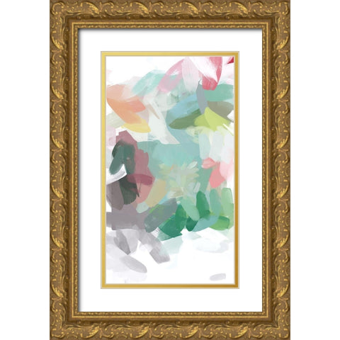 The Color Movement II Gold Ornate Wood Framed Art Print with Double Matting by Orlov, Irena