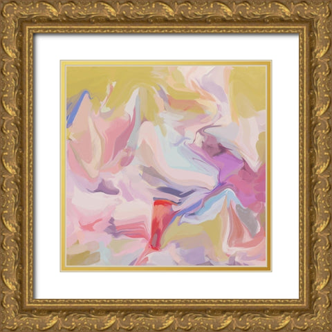 Freedom of expression II Gold Ornate Wood Framed Art Print with Double Matting by Orlov, Irena