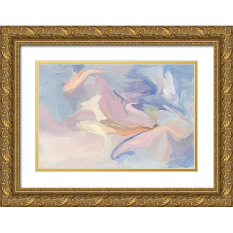 Arctic Drift Gold Ornate Wood Framed Art Print with Double Matting by Orlov, Irena