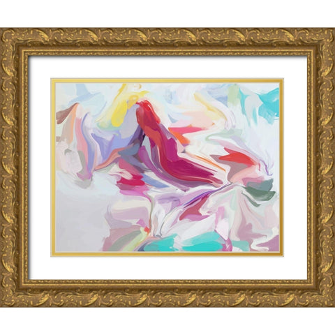 Energy Surrounding Your Life I Gold Ornate Wood Framed Art Print with Double Matting by Orlov, Irena