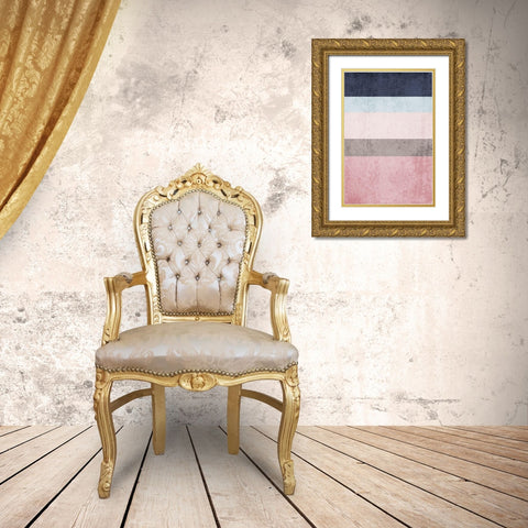 Modern minimalist II Gold Ornate Wood Framed Art Print with Double Matting by Orlov, Irena