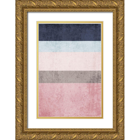 Modern minimalist II Gold Ornate Wood Framed Art Print with Double Matting by Orlov, Irena