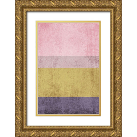 Modern minimalist III Gold Ornate Wood Framed Art Print with Double Matting by Orlov, Irena