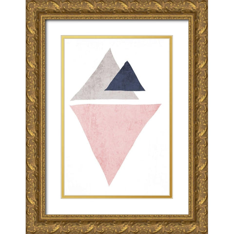 Modern Scandinavian II Gold Ornate Wood Framed Art Print with Double Matting by Orlov, Irena