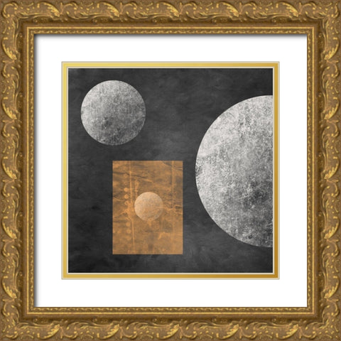 Geometry Mystery Moon V Gold Ornate Wood Framed Art Print with Double Matting by Orlov, Irena