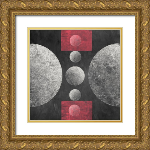 Geometry Mystery Moon VII Gold Ornate Wood Framed Art Print with Double Matting by Orlov, Irena