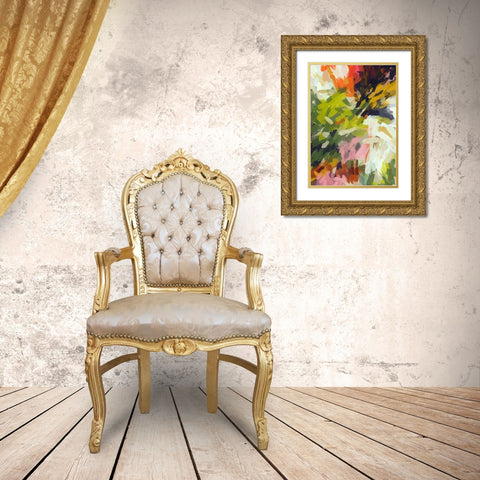 The Cheerful Day II Gold Ornate Wood Framed Art Print with Double Matting by Orlov, Irena