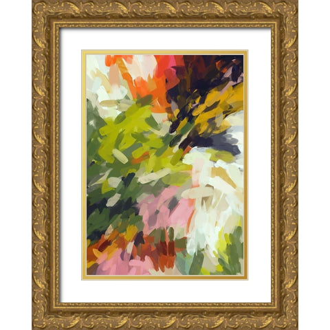 The Cheerful Day II Gold Ornate Wood Framed Art Print with Double Matting by Orlov, Irena