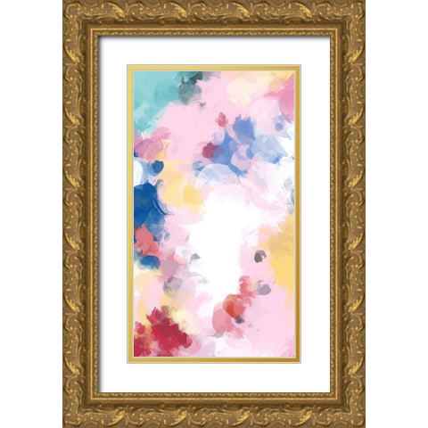 Abstraction II Gold Ornate Wood Framed Art Print with Double Matting by Orlov, Irena