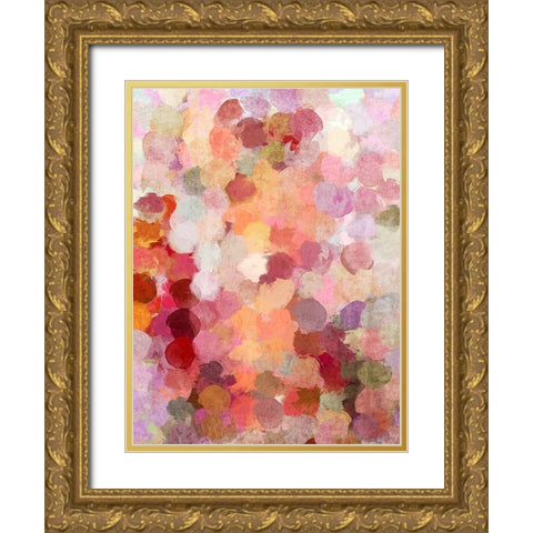 Bohemian Color Expression VIII Gold Ornate Wood Framed Art Print with Double Matting by Orlov, Irena