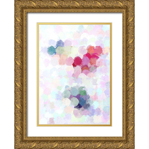 Improvisation II Gold Ornate Wood Framed Art Print with Double Matting by Orlov, Irena