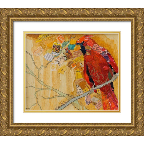 Dreaming Gold Ornate Wood Framed Art Print with Double Matting by St Hilaire, Elizabeth