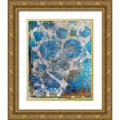 Paper V Gold Ornate Wood Framed Art Print with Double Matting by St Hilaire, Elizabeth