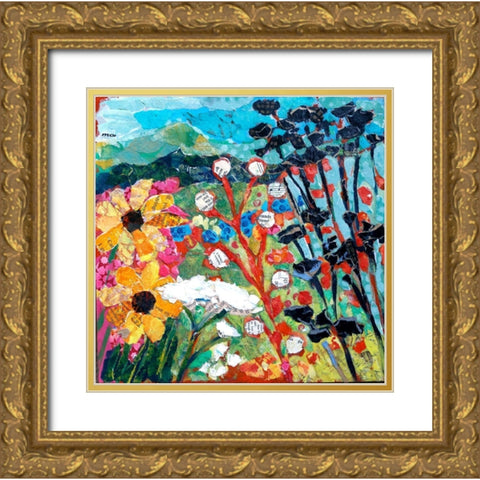 Italy Inspired Gold Ornate Wood Framed Art Print with Double Matting by St Hilaire, Elizabeth