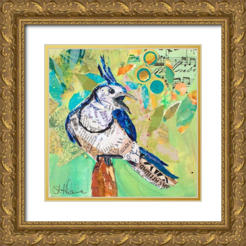 Sign of Spring Gold Ornate Wood Framed Art Print with Double Matting by St Hilaire, Elizabeth