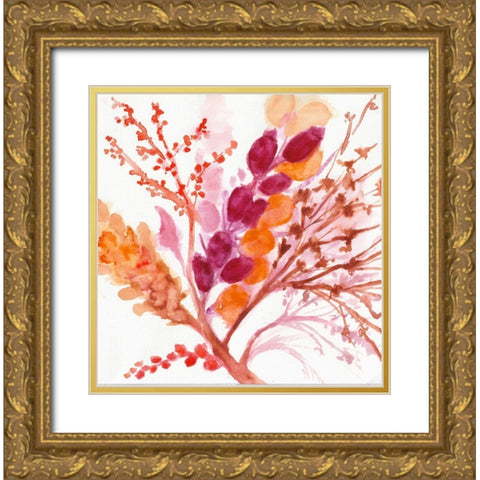 Falling for You Gold Ornate Wood Framed Art Print with Double Matting by St Hilaire, Elizabeth