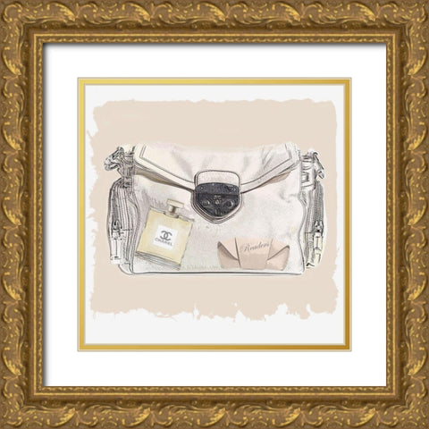 Bagful II Gold Ornate Wood Framed Art Print with Double Matting by Smith, Karen