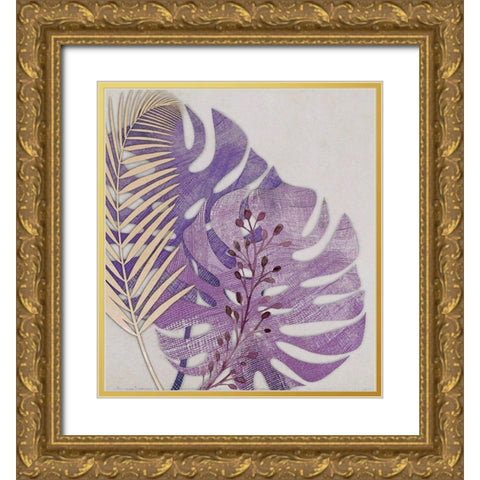 Tropics Gold Ornate Wood Framed Art Print with Double Matting by Smith, Karen