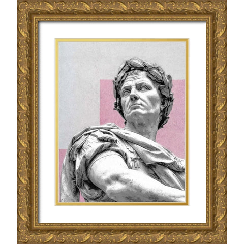 Ancient Pastels Gold Ornate Wood Framed Art Print with Double Matting by Smith, Karen