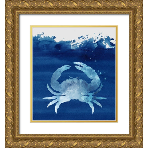 Oceaniana II Gold Ornate Wood Framed Art Print with Double Matting by Smith, Karen