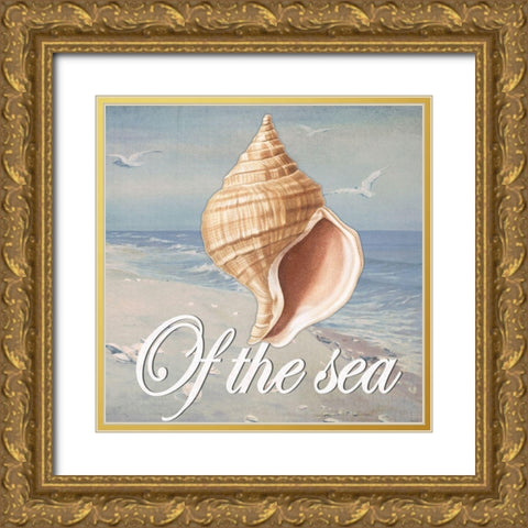 Of the Sea  Gold Ornate Wood Framed Art Print with Double Matting by Smith, Karen