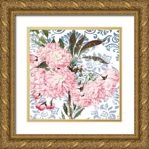 Rosewall I Gold Ornate Wood Framed Art Print with Double Matting by Smith, Karen