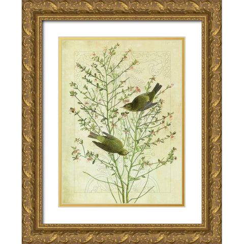 Classic Avion IV Gold Ornate Wood Framed Art Print with Double Matting by Hunziker, Steve