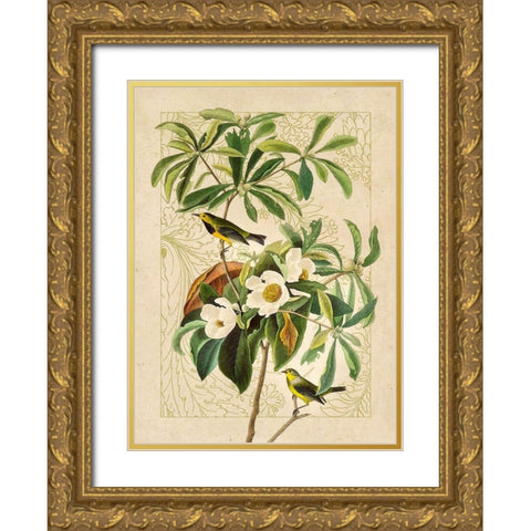 Classic Avion V Gold Ornate Wood Framed Art Print with Double Matting by Hunziker, Steve