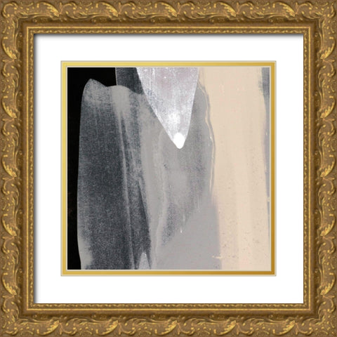 Mozaic 47 Gold Ornate Wood Framed Art Print with Double Matting by Aryai, Sia