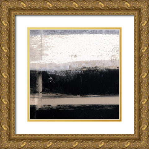 Mozaic 48 Gold Ornate Wood Framed Art Print with Double Matting by Aryai, Sia