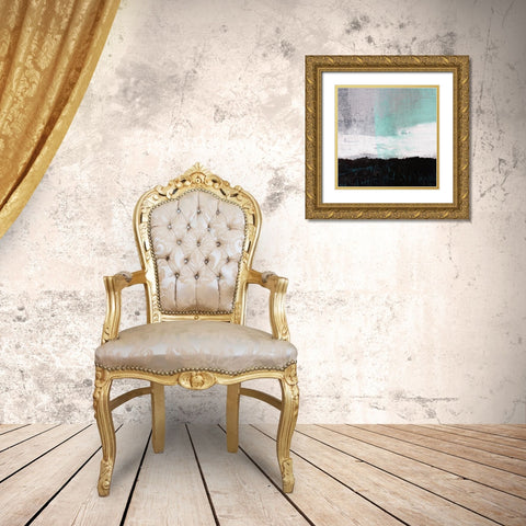 Amaze 47 Gold Ornate Wood Framed Art Print with Double Matting by Aryai, Sia