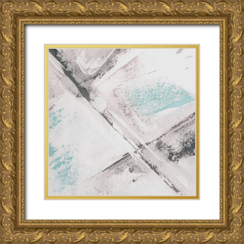 Amaze 51 Gold Ornate Wood Framed Art Print with Double Matting by Aryai, Sia