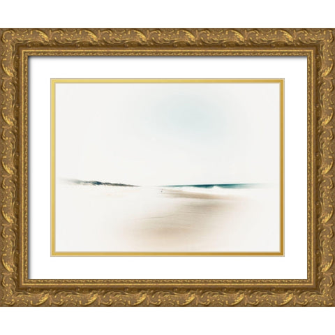 Bleached Beach III Gold Ornate Wood Framed Art Print with Double Matting by Curinga, Kim